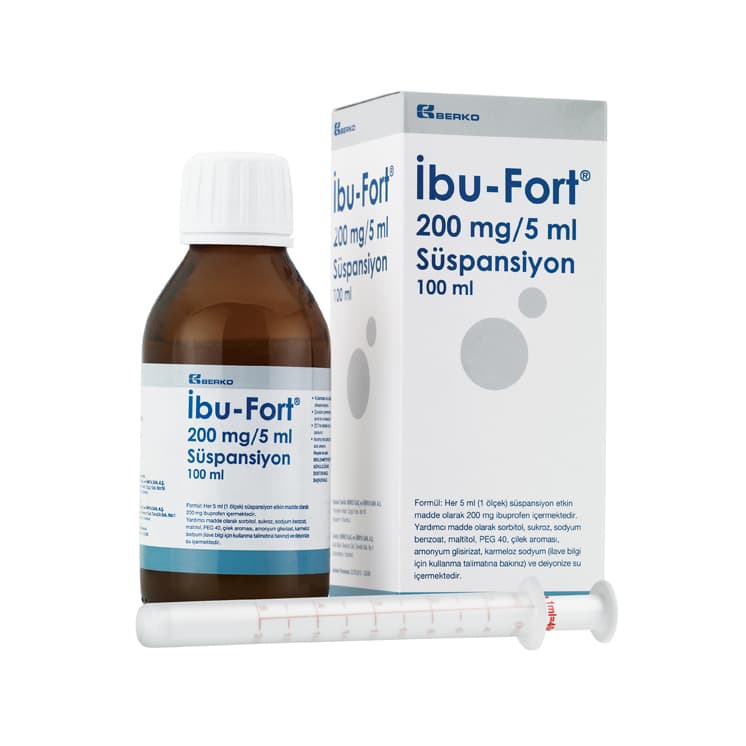 İbu-Fort 200 mg/5 ml Süspansiyon