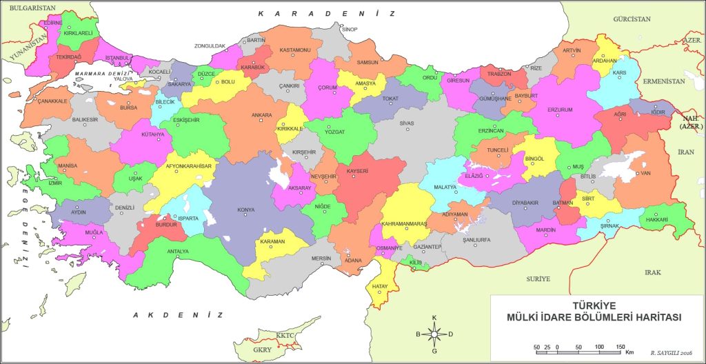 Türkiye Şehirler Haritası