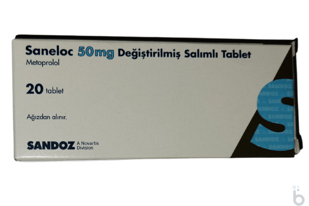 Saneloc 50mg Değiştirilmiş Salımlı Tablet