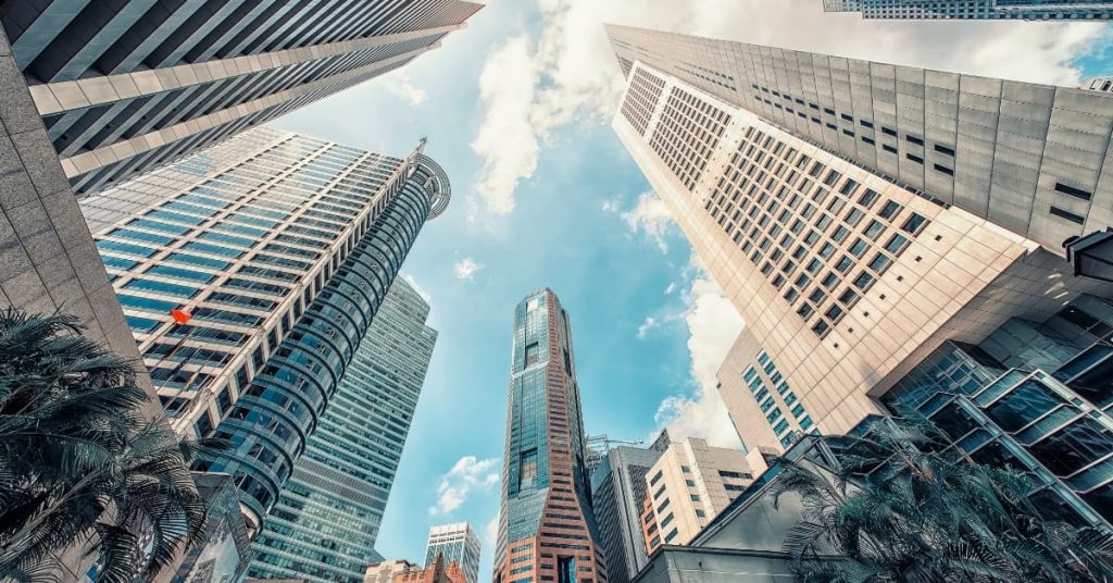 Singapore city downtown in daytime