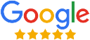 We have 5 Stars Google Reviews